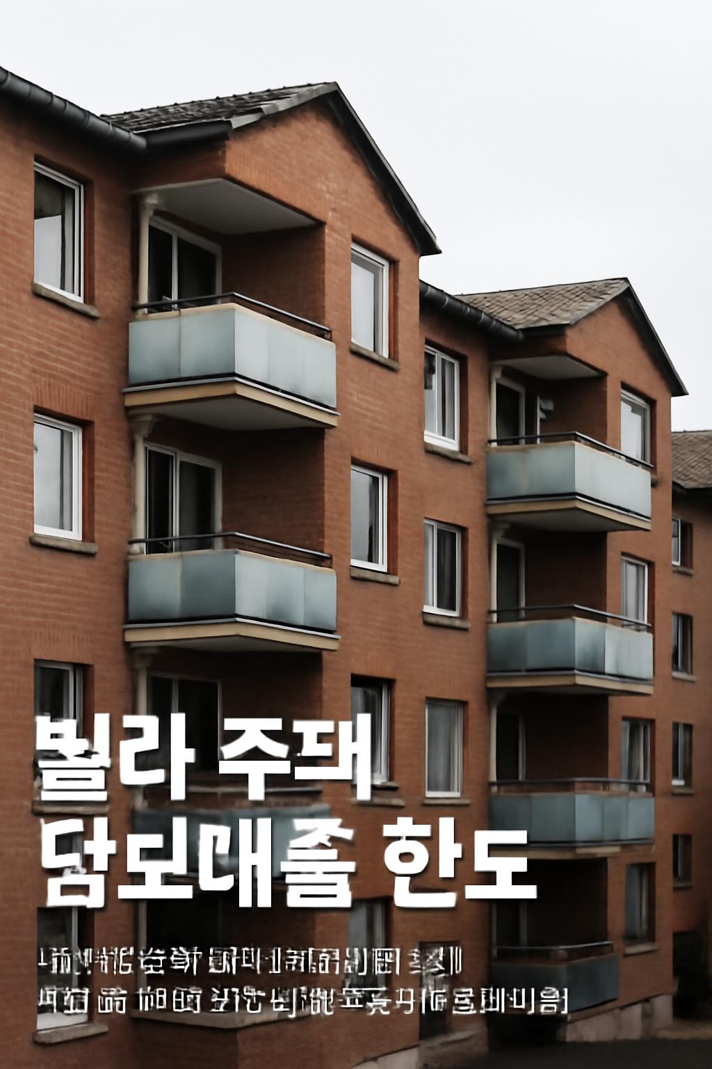 빌라 주택담보대출 한도