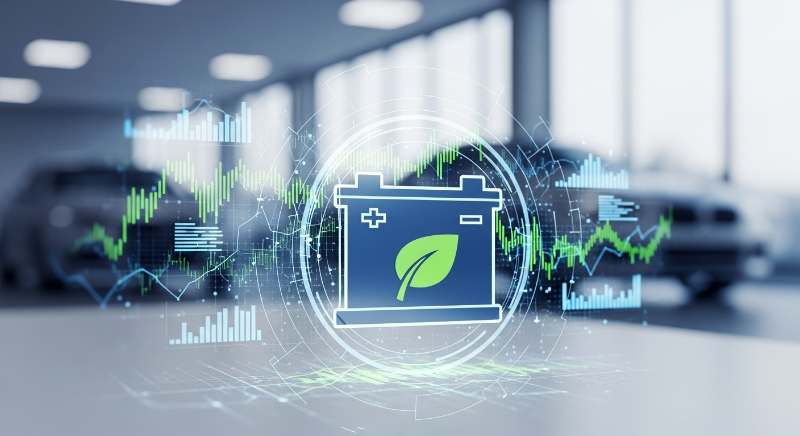 2025년 중고 하이브리드 SUV 세금 감면 혜택을 시각화한 그래픽, 친환경차 배터리 아이콘과 절약되는 비용을 나타내는 차트