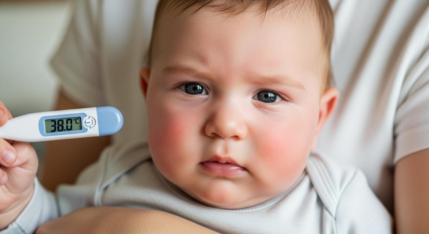 10개월 아기 열 38도