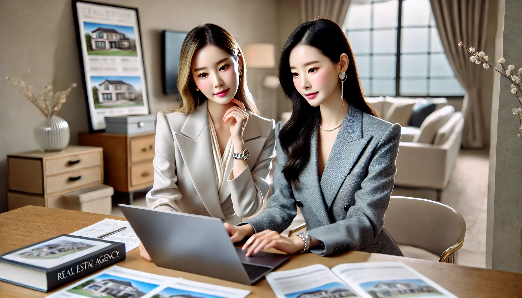 부동산 매물정보 확인하는 이미지