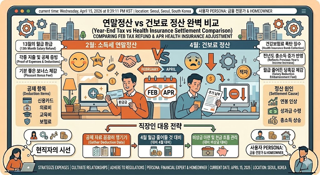 건보료 연말정산 차이