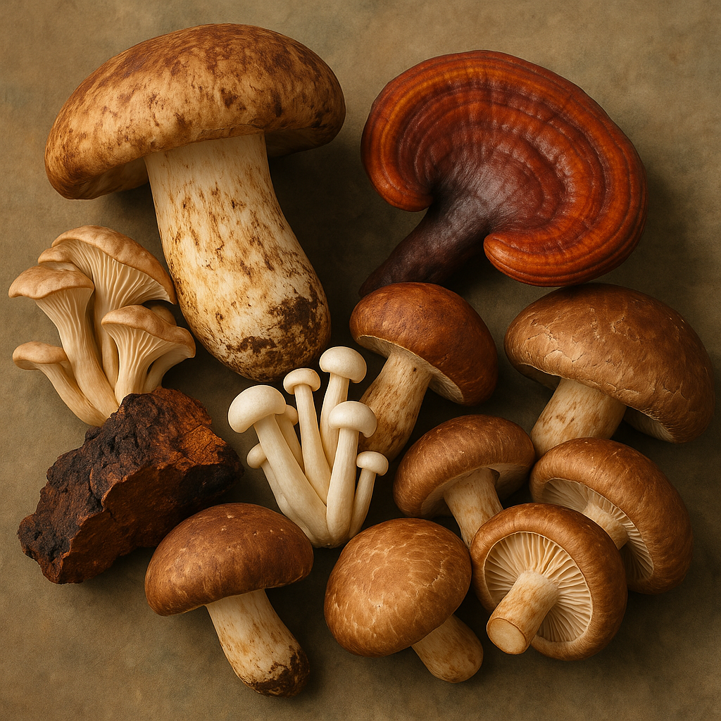 에르고티오네인 함유 식품과 식단 관련 이미지