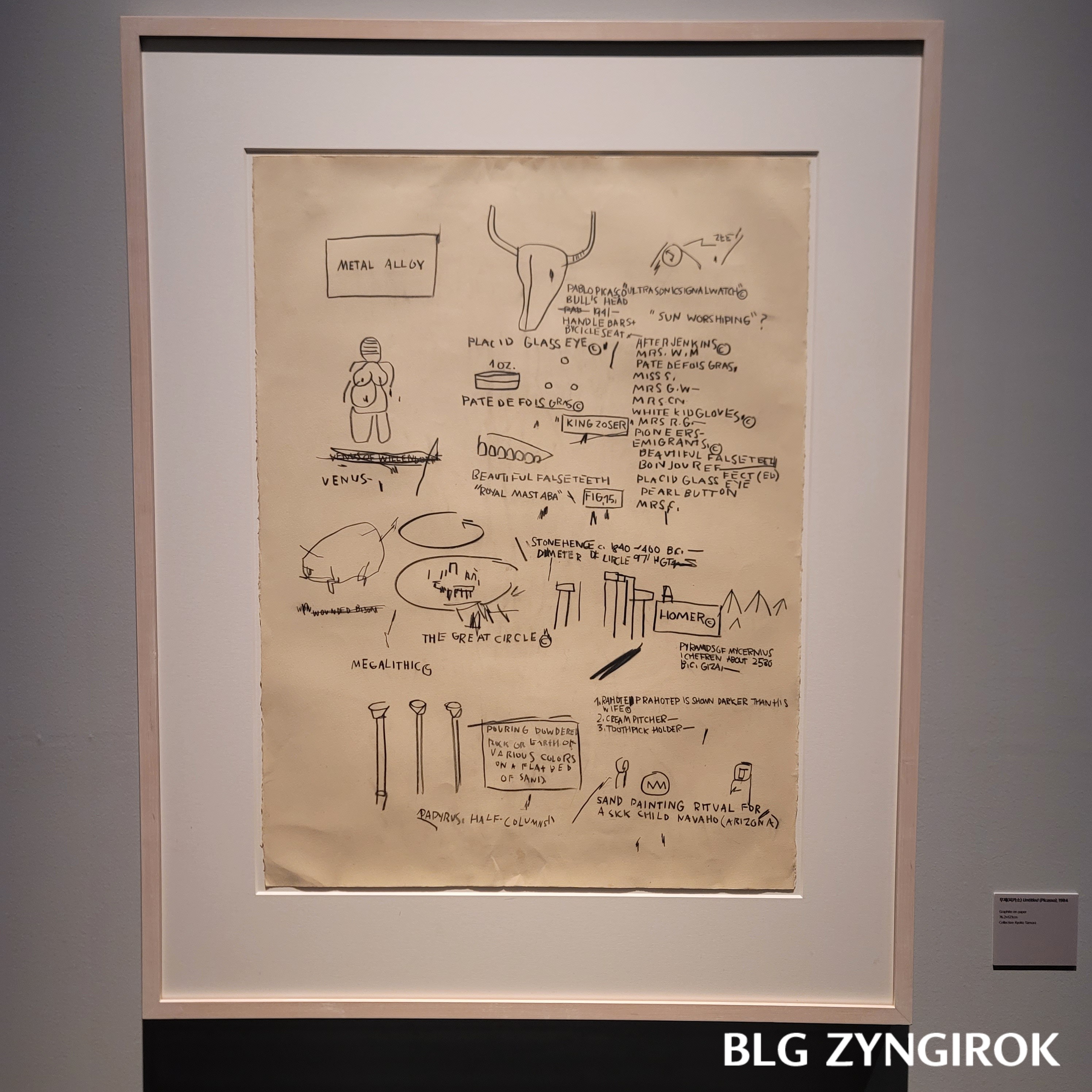 장미셀 바스키아 - 과거와 미래를 잇는 상징적 기호들