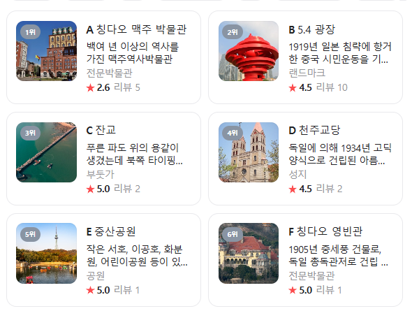 중국 청도 칭다오 9월 날씨 옷차림 추천 여행지