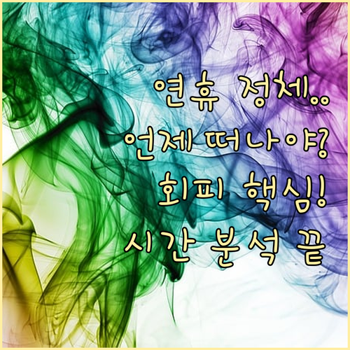 주말 연휴 고속도로 정체 회피 출도착..