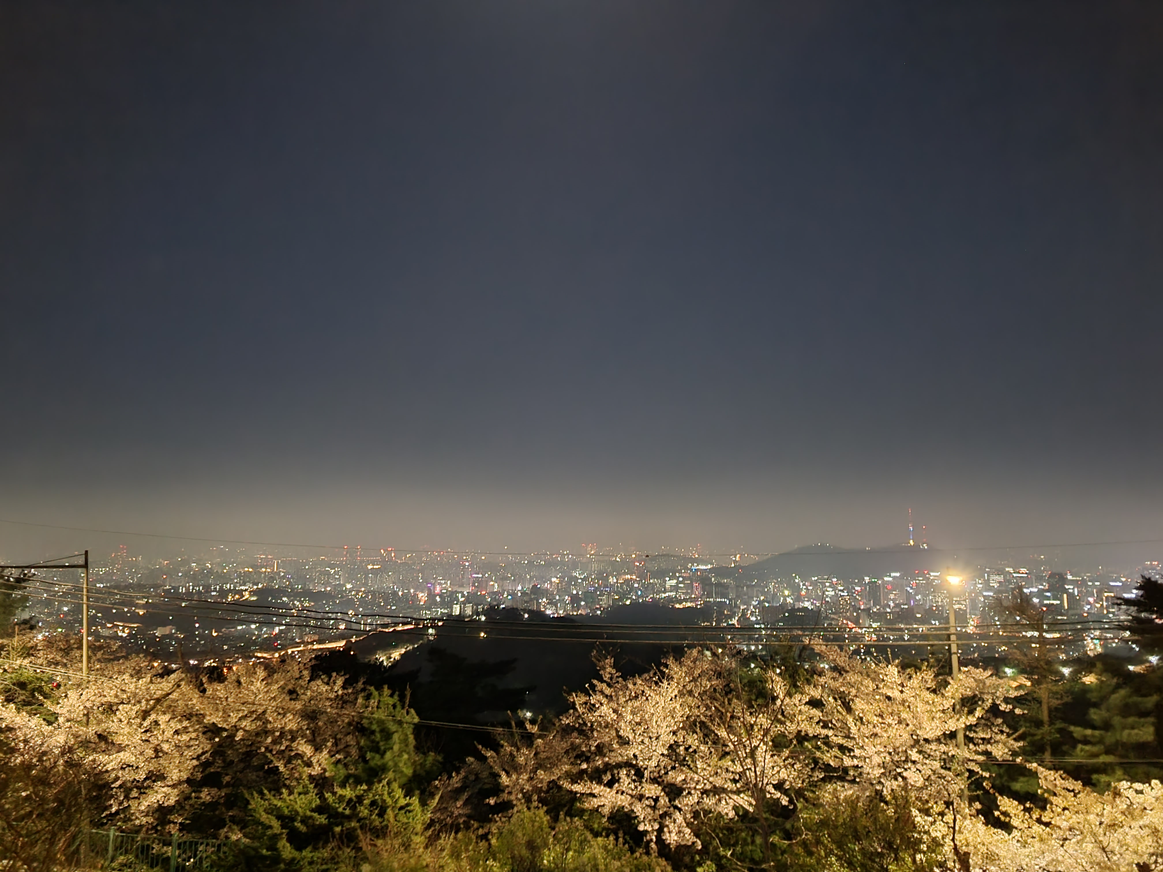 북악산 전망