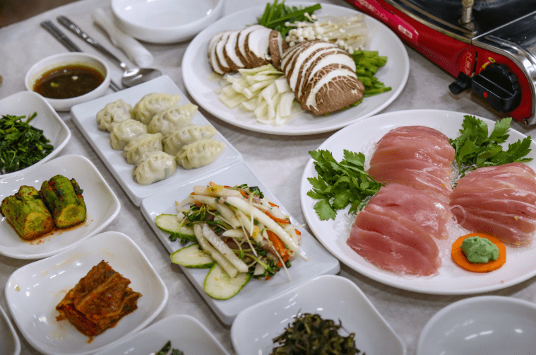 수안보 맛집 "본가할매숨두부 꿩요리" 음식