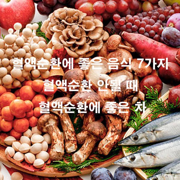혈액순환에 좋은 음식 7가지 혈액순환 안될 때 혈액순환에 좋은 차