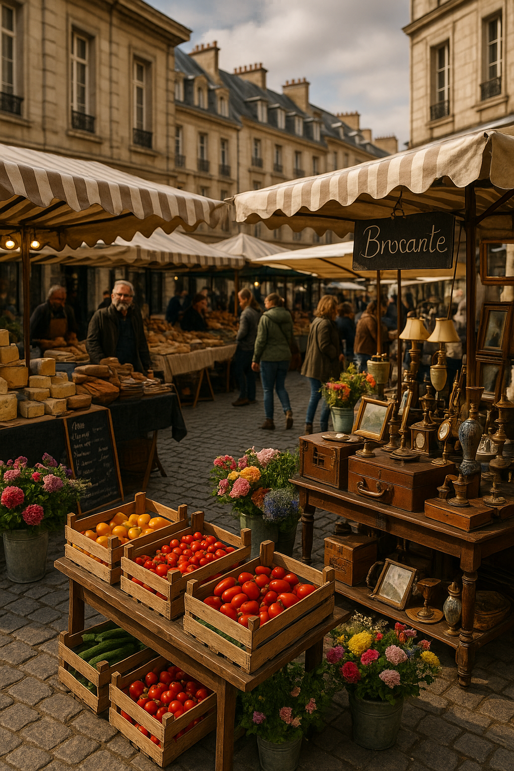 서유럽 전통시장과 플리마켓