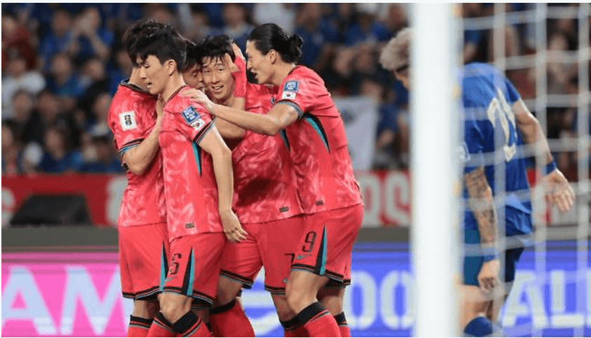 북중미월드컵 아시아지역 2차예선 한국 태국 축구 경기