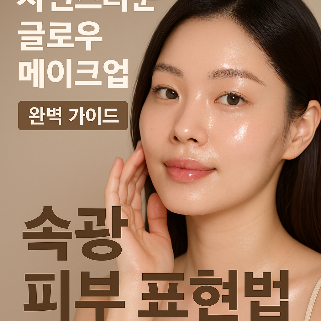 자연스러운글로우메이크업