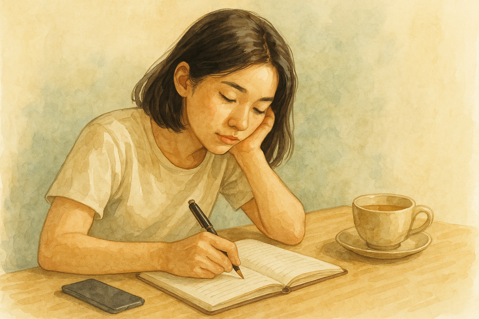 노트북에 집중하는 여성