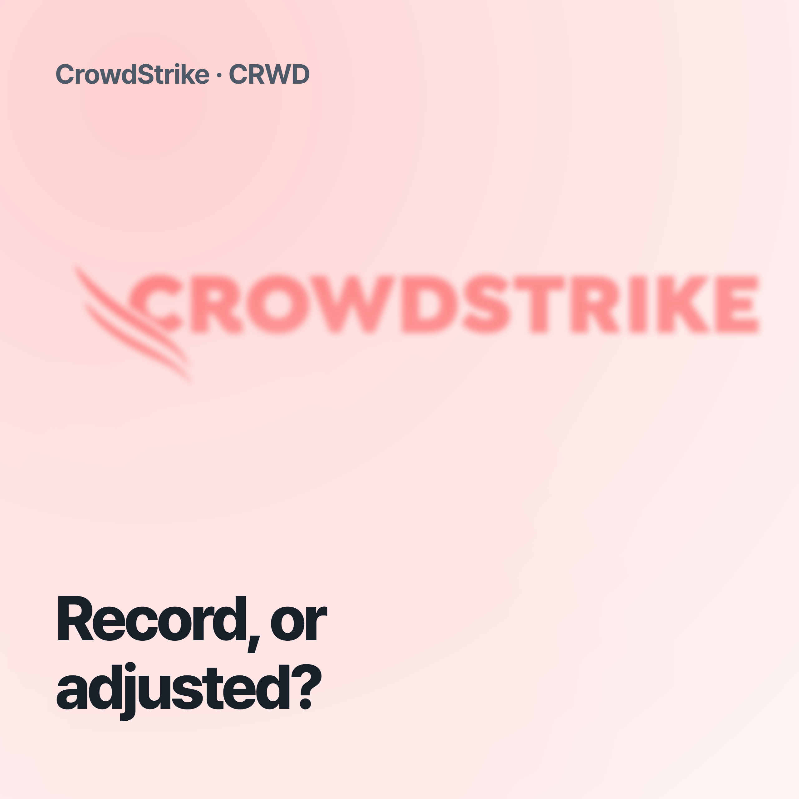 CrowdStrike Holdings (CRWD) Stock Analysis