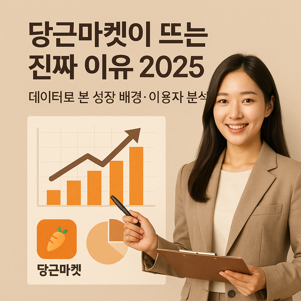 당근마켓이 뜨는 진짜 이유 2025 ｜ 데이터로 본 성장 배경&middot;이용자 분석
