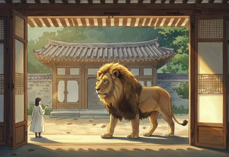 사자가 집에 들어오는 꿈