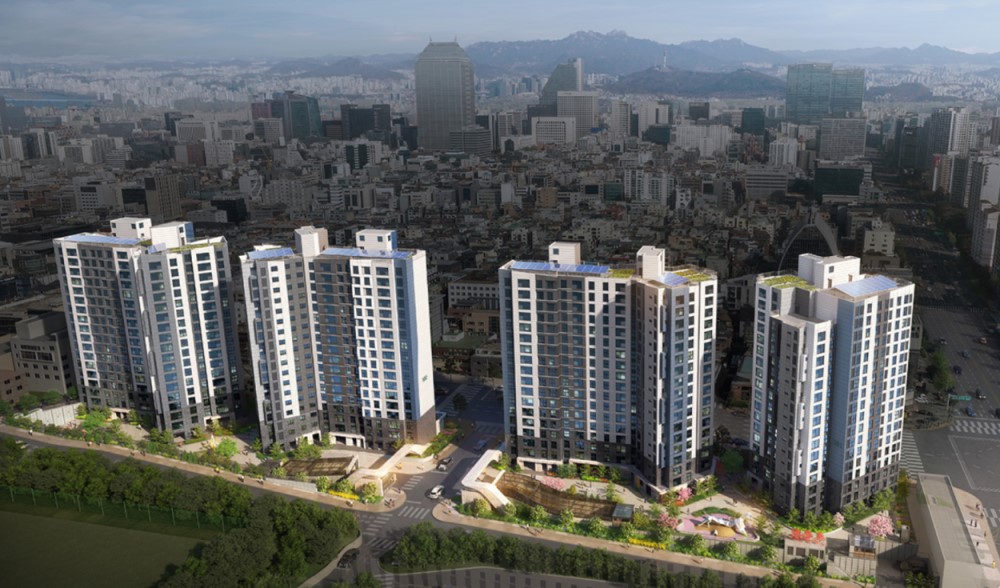 래미안 레벤투스 전경