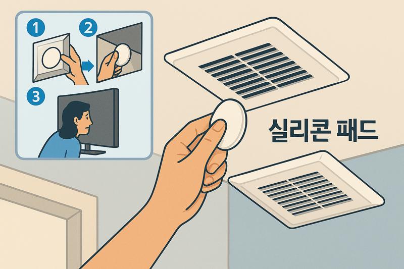 환풍기 덮개 덜그럭거림, 원인과 소음