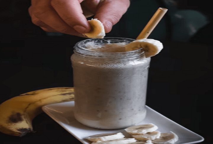 아몬드 바나나 주스