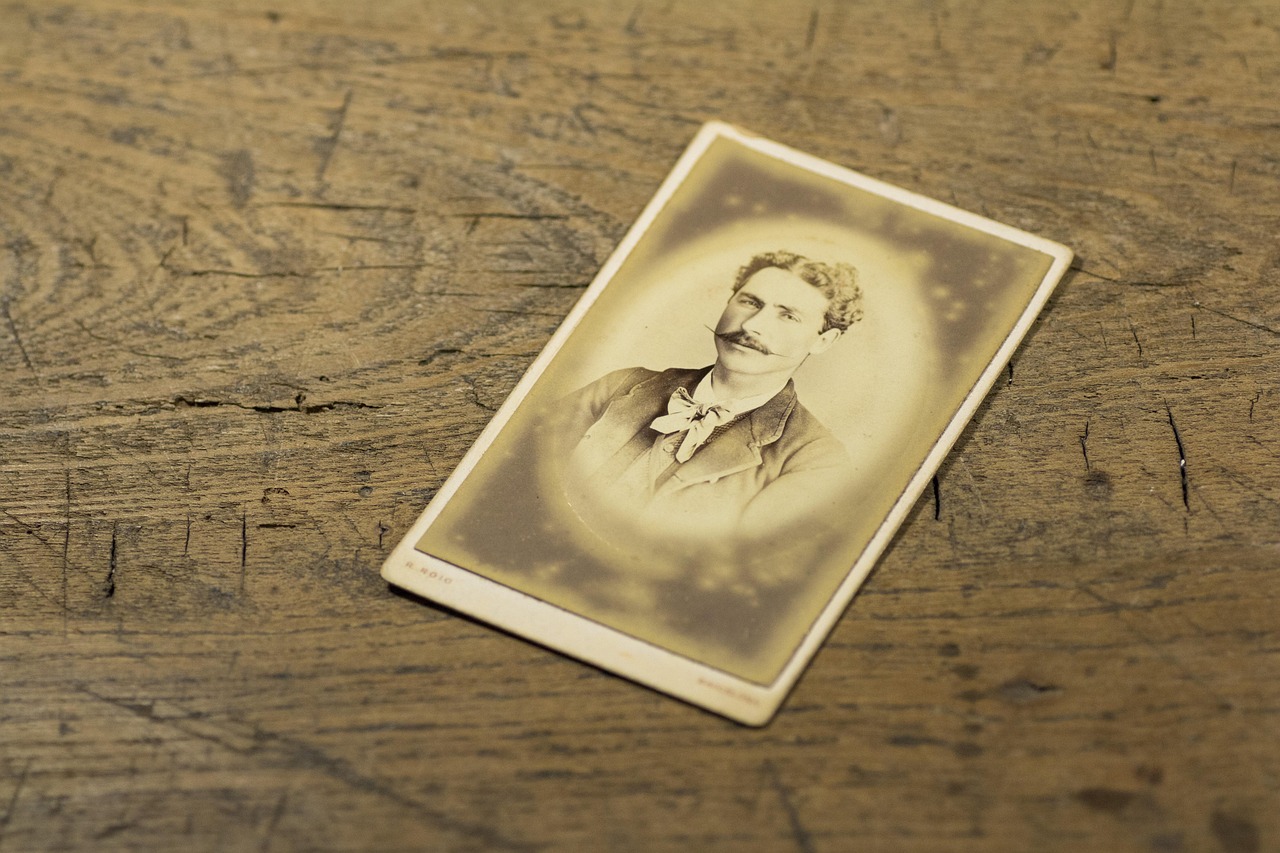 오래된 초상화 사진