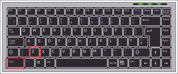 원도우 단축키 CTRL + Z / CTRL + Y