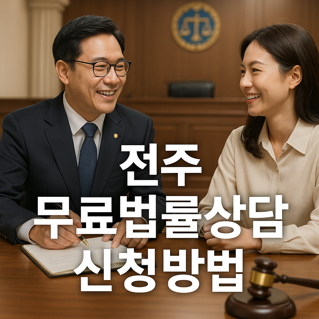전주 무료법률상담 신청방법