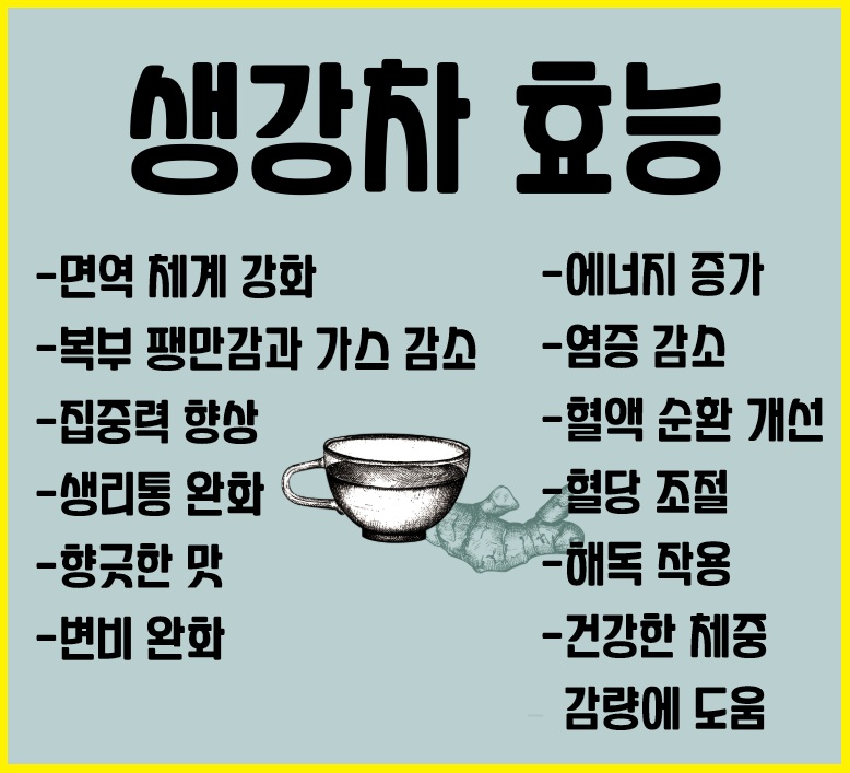 생강차 효능