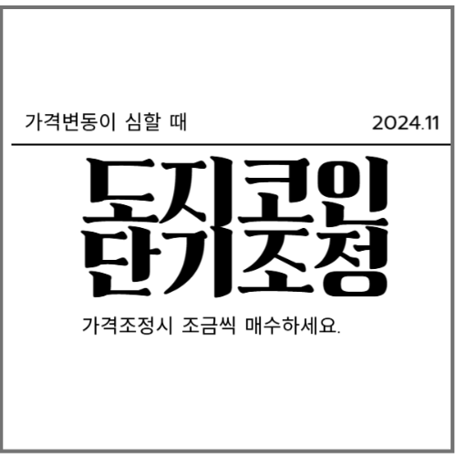 도지코인조정