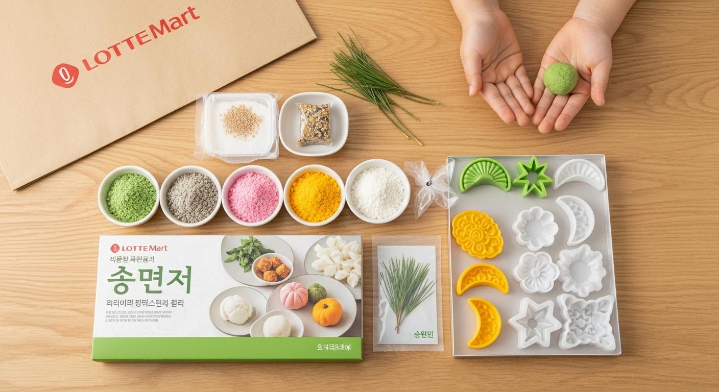 송편만들기 키트 롯데마트