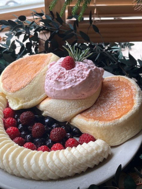 송도 젠젠카페 수플레팬케이