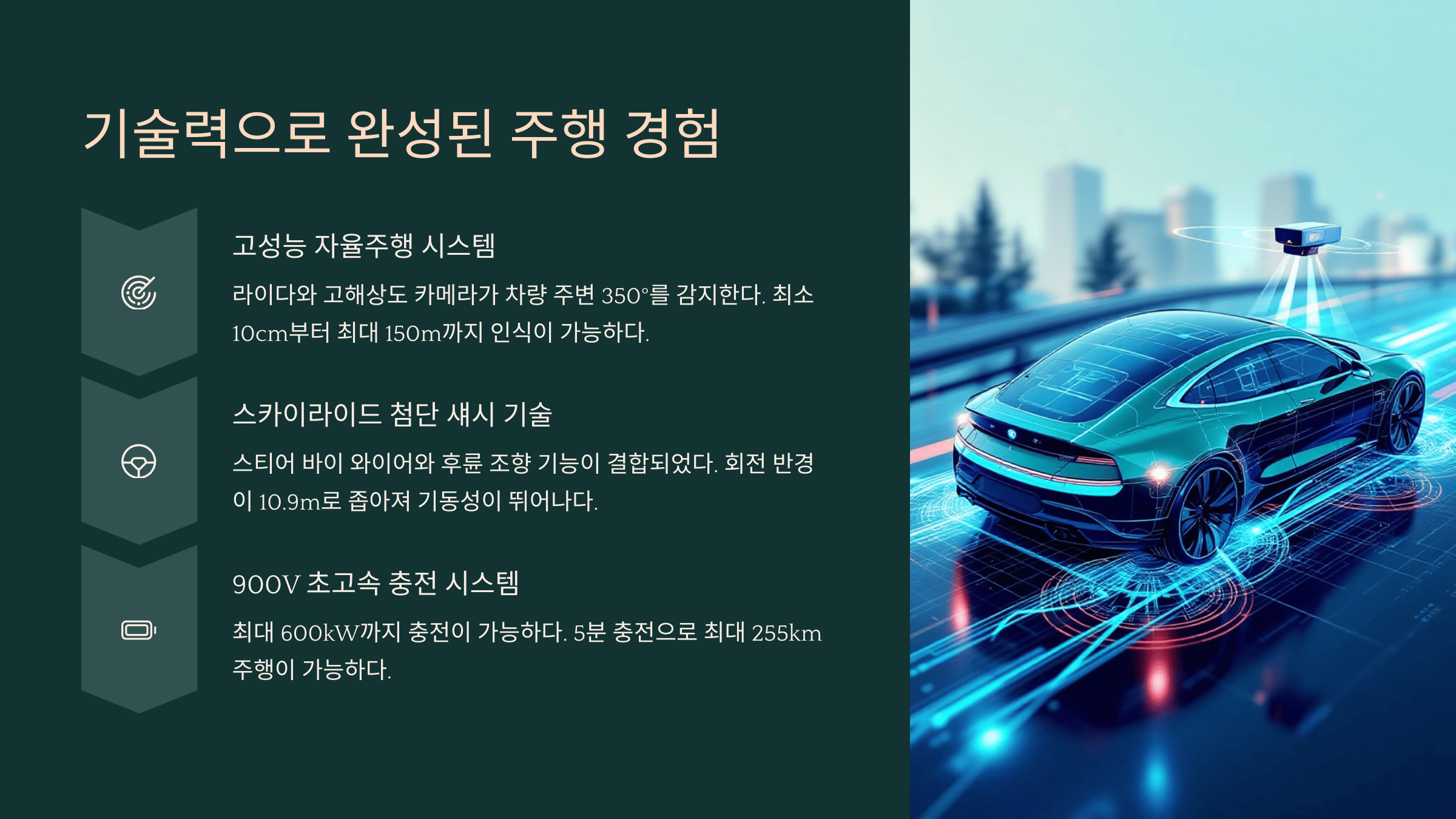 기술력으로 완성된 주행 경험