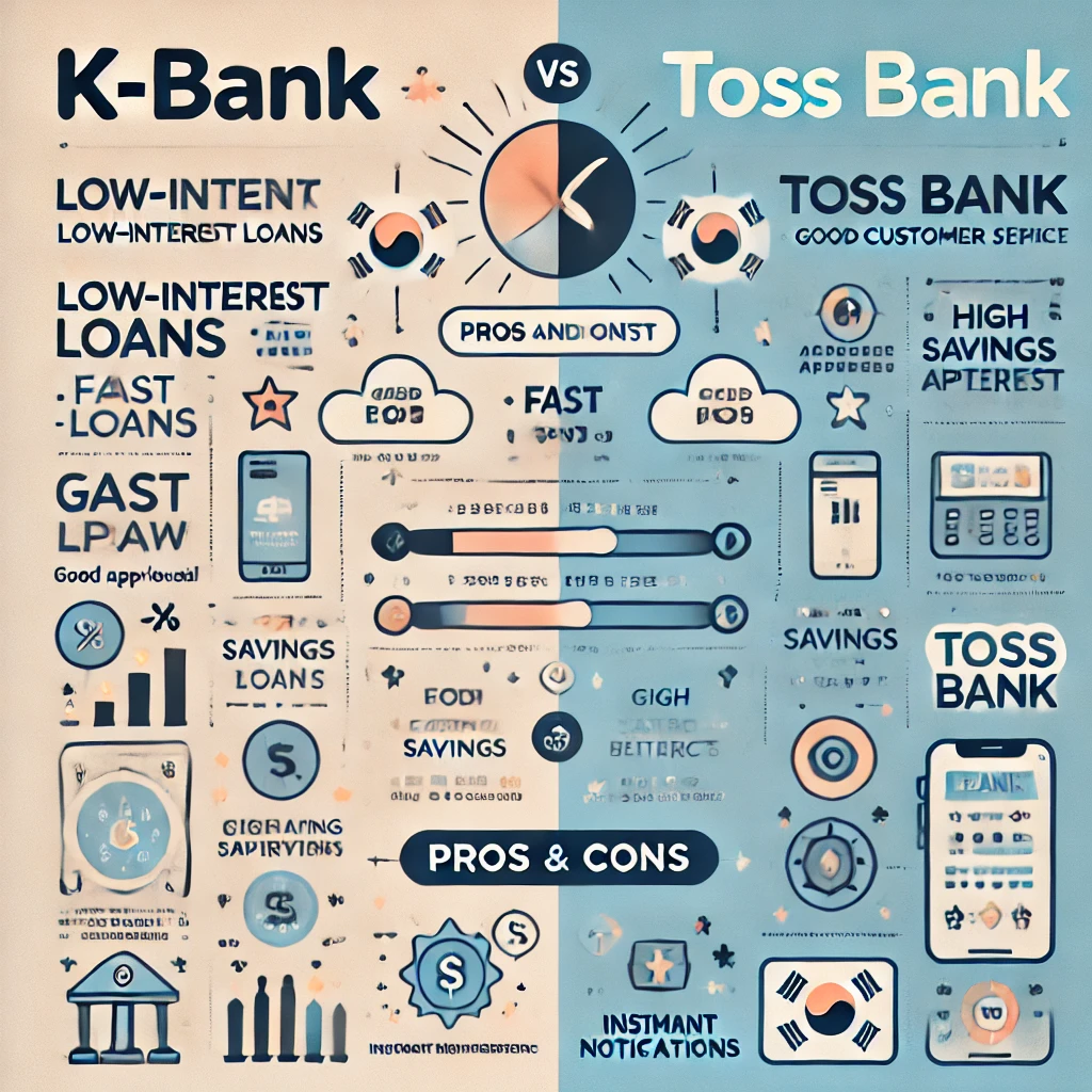 케이뱅크 토스뱅크 비교
