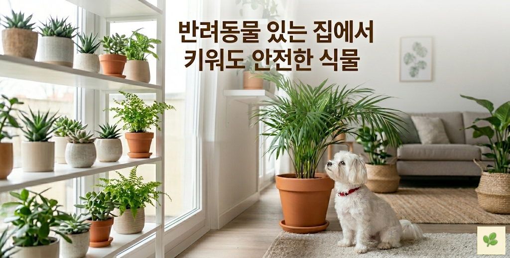 반려동물 있는 집에서 키워도 안전한 식물