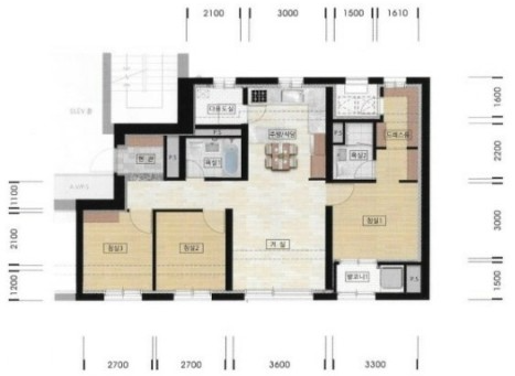 철산자이 브리에르 일반분양 평면 59형