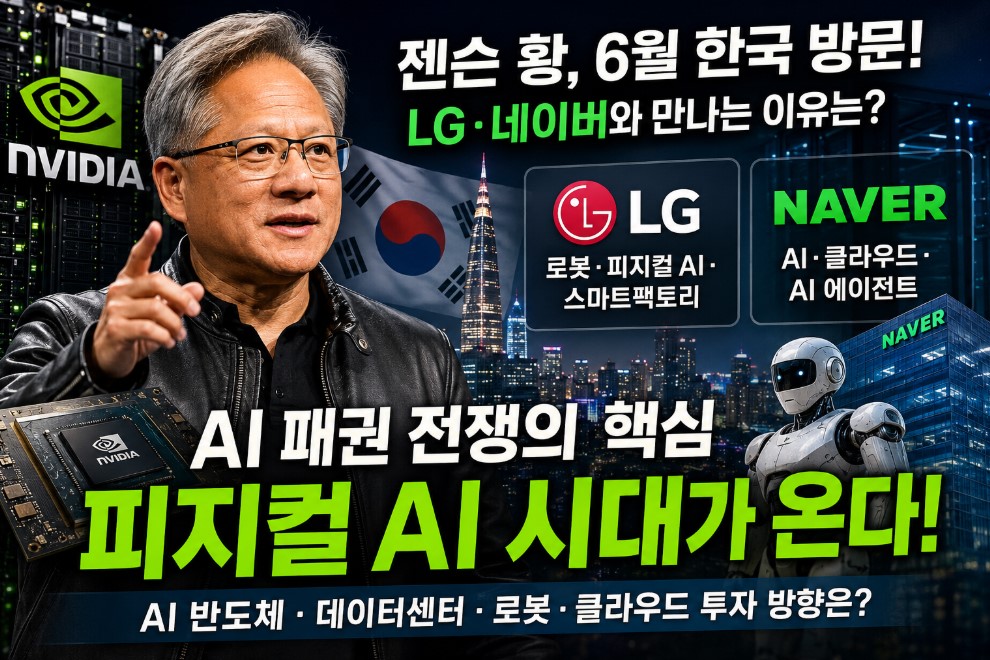 2026 젠슨 황 한국 방문 총정리|LG·네이버를 찾는 이유와 AI 투자자가 주목해야 할 미래 산업