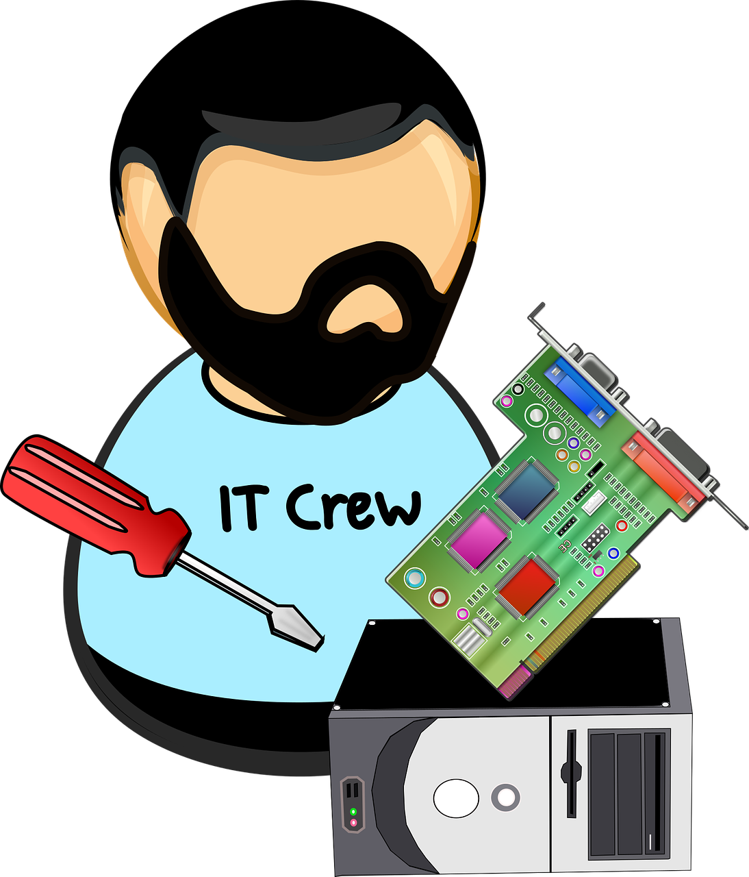 컴퓨터 소음 수리 관련 사진