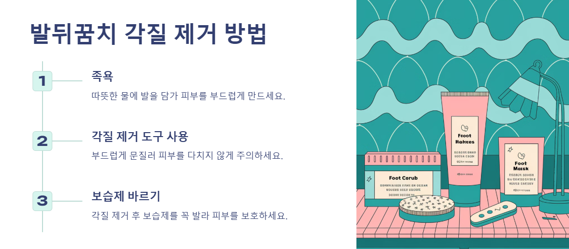 발뒤꿈치 각질 제거 방법