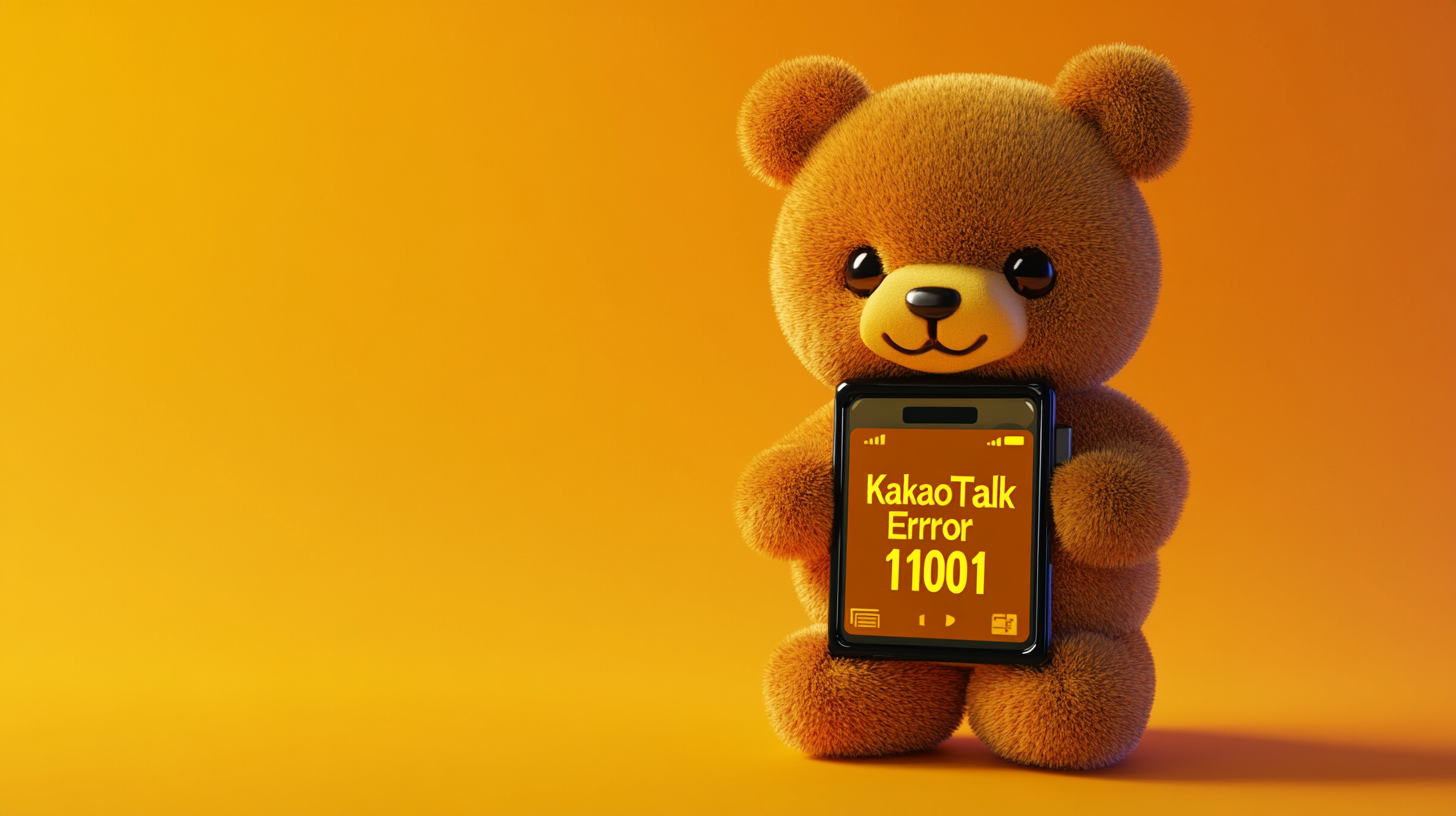 카카오톡 오류코드 11001 해결방법2