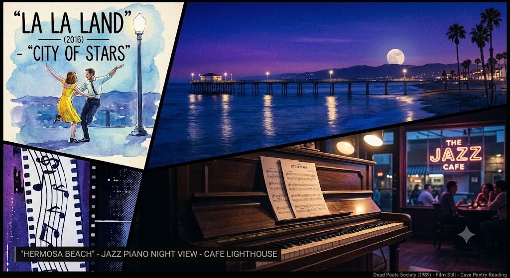 라라랜드 2016 City of Stars 헤르모사 비치 재즈 피아노 야경
