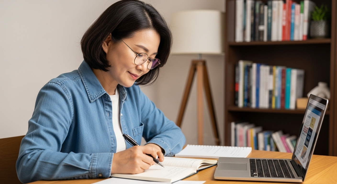 50대도 늦지 않았다! 하루 10분 영어 공부 습관