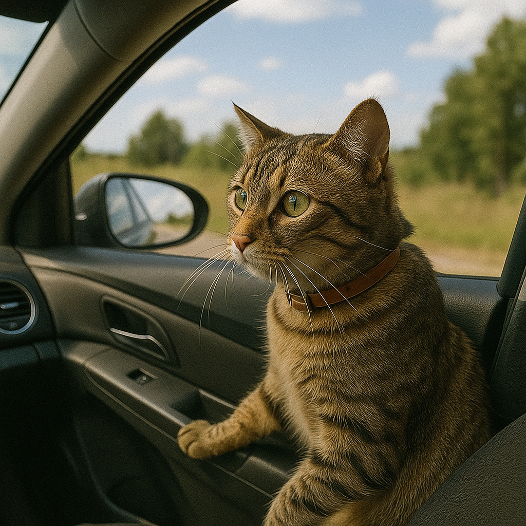반려묘와 안전하게 자동차를 탈 수 있는 방법과 필수 준비물