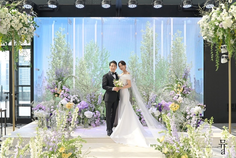 박군 한영 결혼 본식 사진