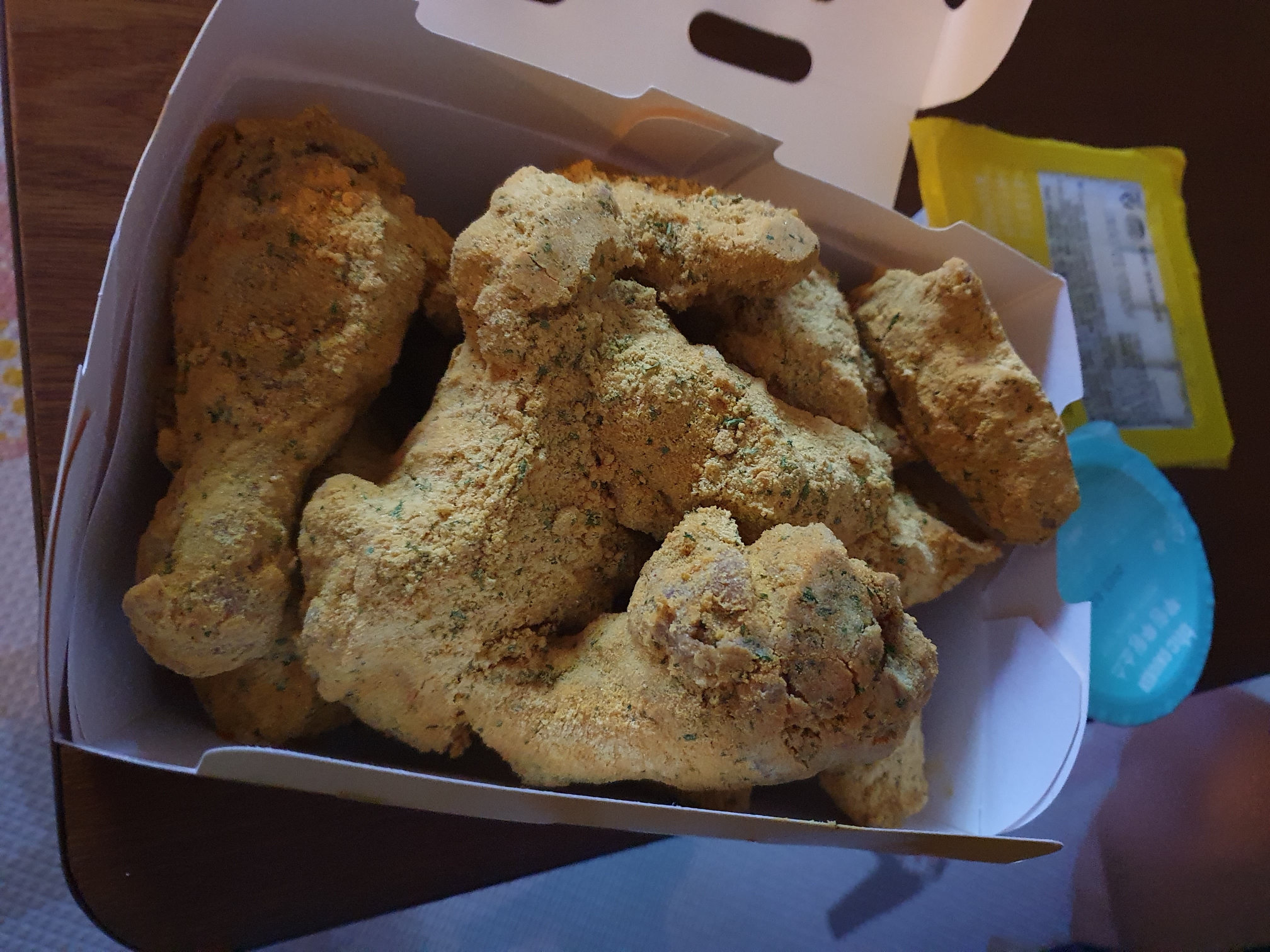 BHC치킨 진잠점 뿌링클 콤보 뿌려진 뿌링클 양념 대박!!