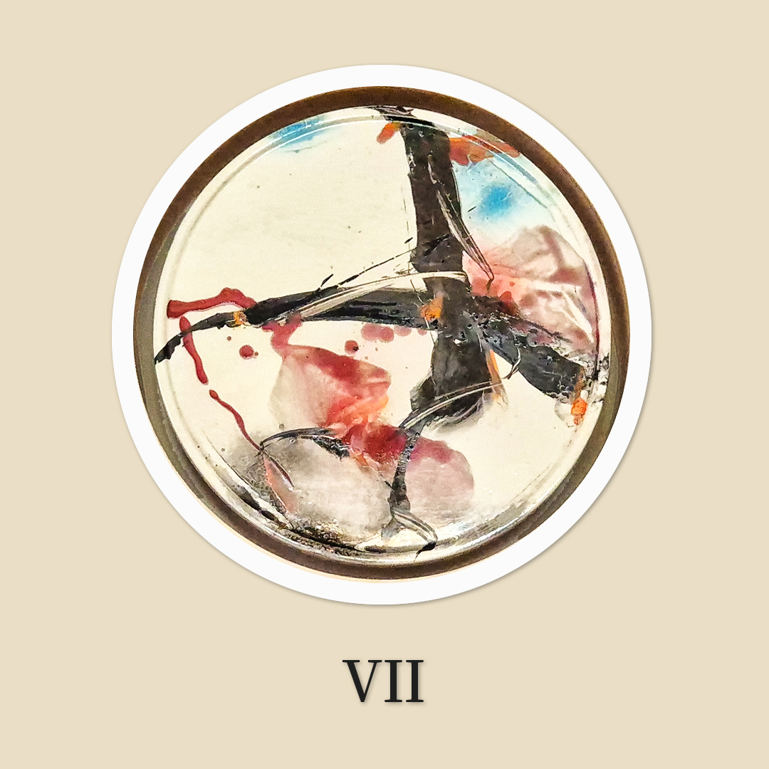 신봉동성당 김인중 신부의 스테인드글라스 십자가의 길 제7처