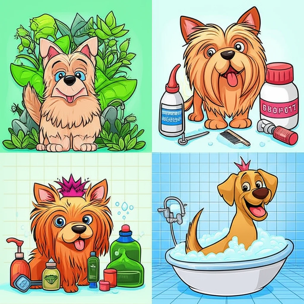 🐶🚿 우리 강아지 털, ✨ 윤기 좔좔..