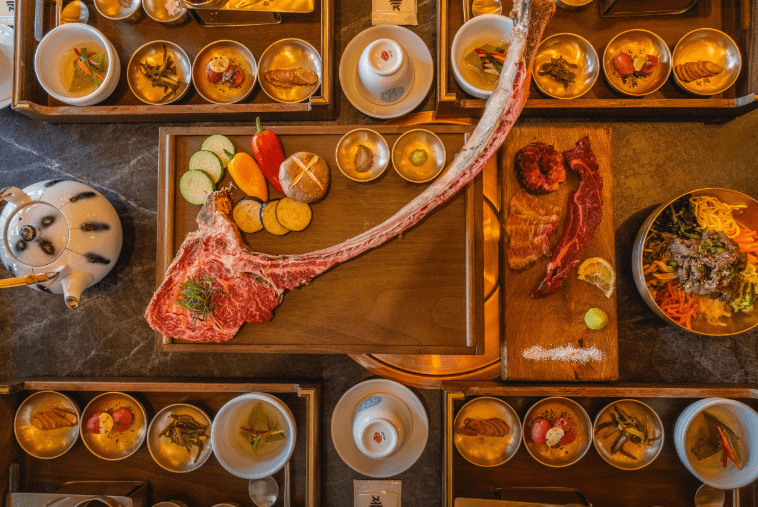 아라동 맛집 &quot;제주흑우&quot; 음식