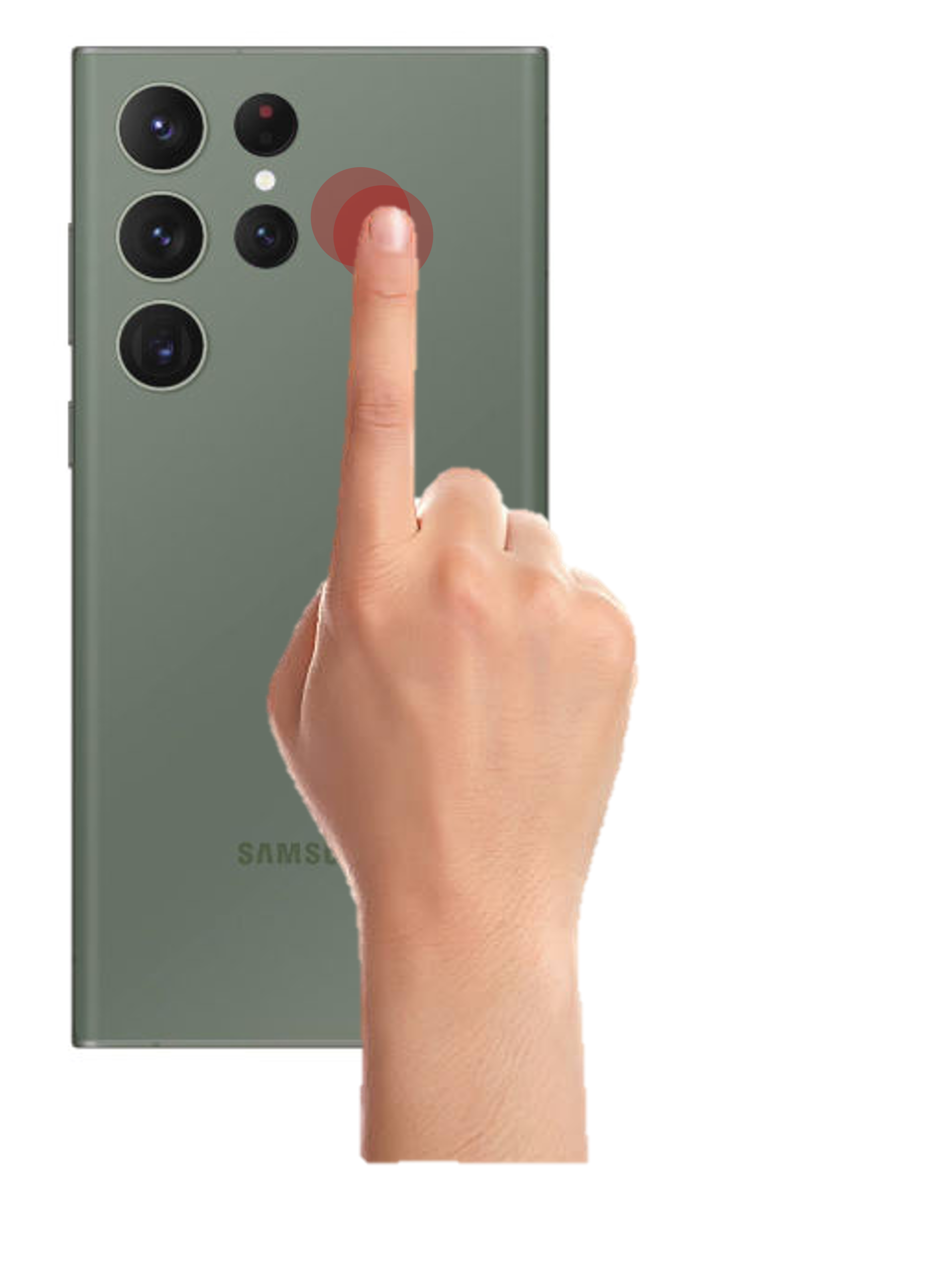 갤럭시 S23 화면 후면 2번 탭하기