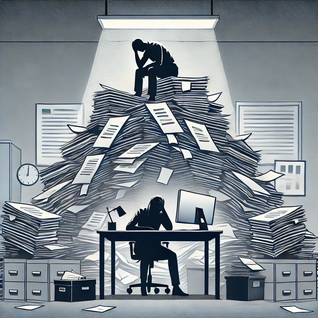 번아웃 증후군의 단계별 진행 과정