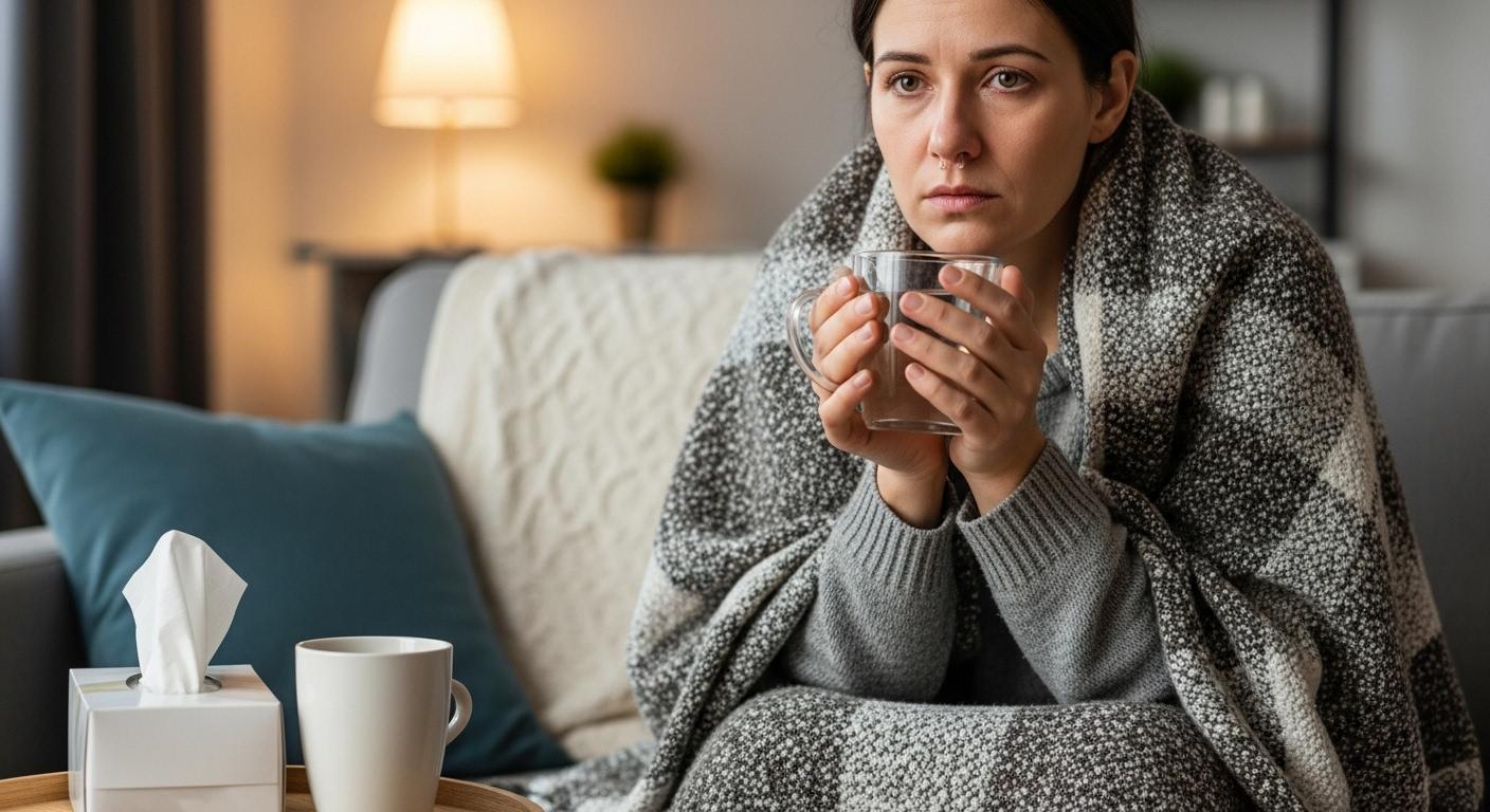 독감 증상 열 없음
