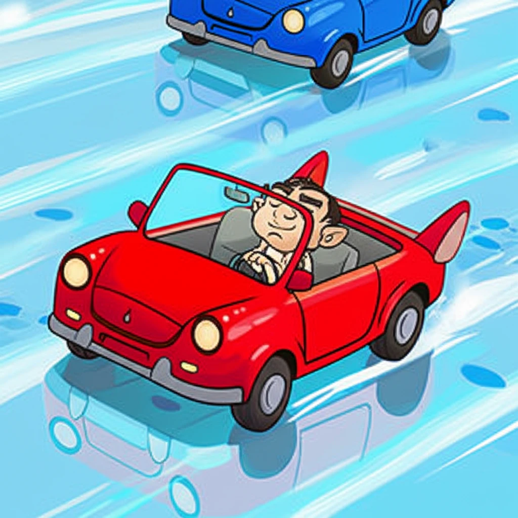 치명적인 빙판길 제동거리 4배 증가!..