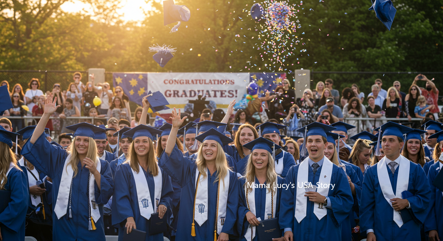 미국고등학교졸업식